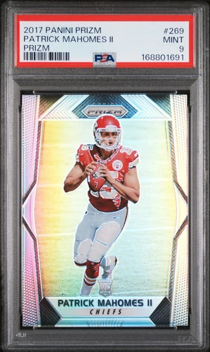 2017 Panini Prizm Mahomes Silver RC PSA 9